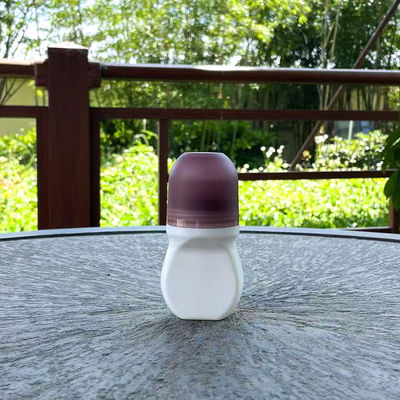ซื้อ Plastic 75ml Refillable Roll On Bottle Empty Essential Oil Perfume Container PP ball roller bottle online manufacture