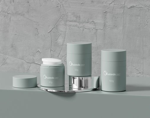 ครีมไร้อากาศ PP กระป๋องเครื่องสําอาง ขนาดเปล่า สําหรับครีม 30ml 50ml 100ml YLD04A