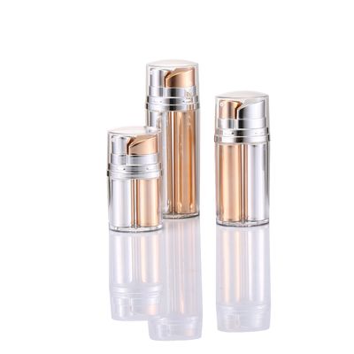 2 X 10ml กระป๋องพลาสติกที่ไม่มีลม 20ml กระป๋องปั๊มที่ไม่มีลม 2 หลอด กระป๋องดูดฝุ่นดูแลผิวหนัง