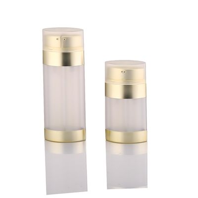 กระป๋องไร้อากาศ 30ml 60ml กระป๋องคอสเมติกพลาสติกห้องสอง