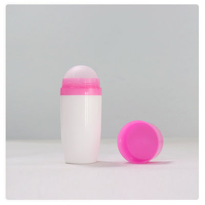 OEM ODM 50ml PP Roll On Bottle Antiperspirant กระป๋องม้วนน้ํามันจําเป็น