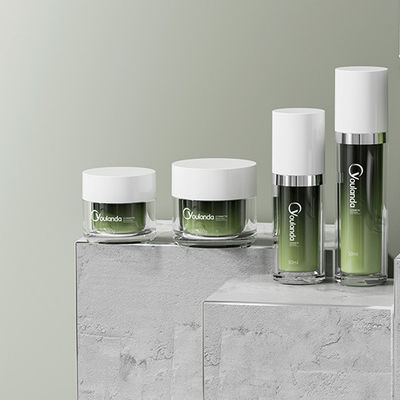 30 กรัม 50 กรัม กระป๋องเครื่องสําอาง Acrylic สําหรับบรรจุรักษาผิวสวยงาม