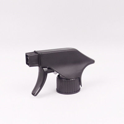 PP 28mm 24mm Frosted Black Trigger Sprayer Trigger Pump Sprayer สําหรับการดูแลสัตว์