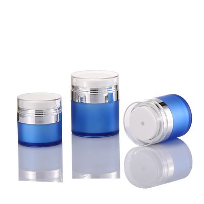 15ml 30ml 50ml PP Center Out Jar ครีมผิวหน้า Jar Empty ถังเครื่องสําอางที่ไม่มีอากาศ