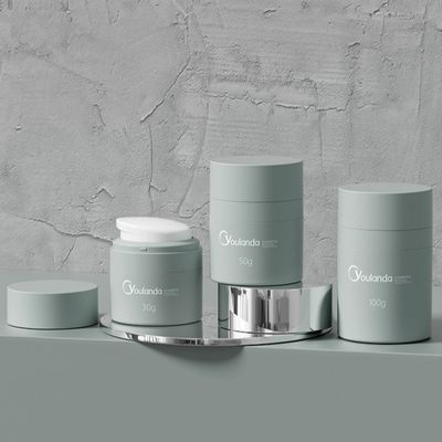 ครีมไร้อากาศ PP กระป๋องเครื่องสําอาง ขนาดเปล่า สําหรับครีม 30ml 50ml 100ml YLD04A
