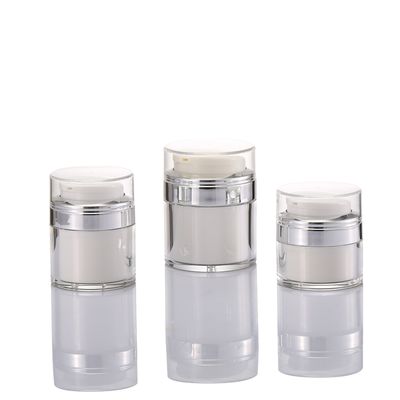 15ml 30ml 50ml Ecoseal กระป๋องเครื่องสําอางด้วย Vakuum กระป๋องครีมสําหรับครีมดูแลผิว
