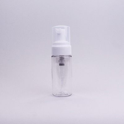 เครื่องปั๊มสบู่ผสม PET ขนาด 60 มล สําหรับทําความสะอาดร่างกายและทําความสะอาดใบหน้า เครื่องปั๊มปั๊มชมพู
