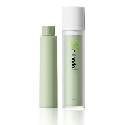 PET 15ml 30ml 50ml กระป๋องปั๊มแบบไม่มีอากาศที่สามารถเติมเต็มใหม่ได้