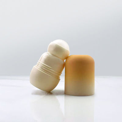 ขวดโรลออนระงับกลิ่นกาย 50 มล. ทรงน้ำเต้า เอวคอด พลาสติกปรับแต่งได้