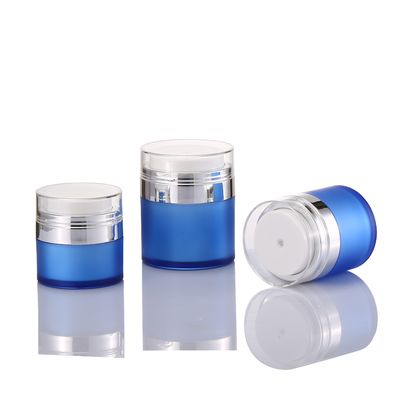 กระปุกสุญญากาศสองชั้น 15ml 30ml 50ml สุดหรู กระปุกโลชั่นเปล่า เป็นมิตรต่อสิ่งแวดล้อม กระปุกเครื่องสำอาง ภาชนะพลาสติก