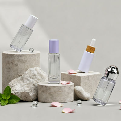 ขวดดรอปเปอร์แบบเติมได้ขนาด 20 มล. สำหรับน้ำมันหอมระเหยและน้ำหอม